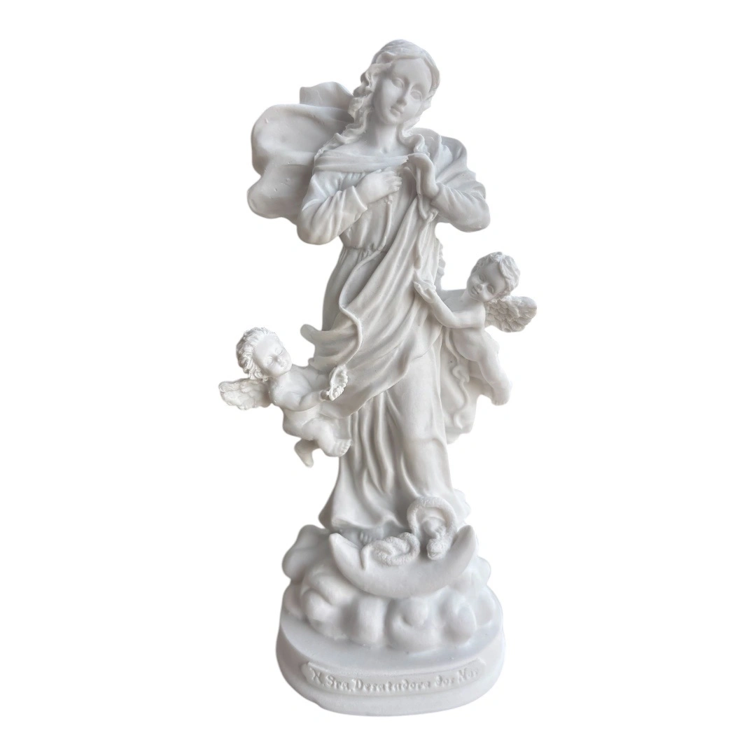 N.Sra Desatadora dos Nós - Pó de Mármore - 15cm
