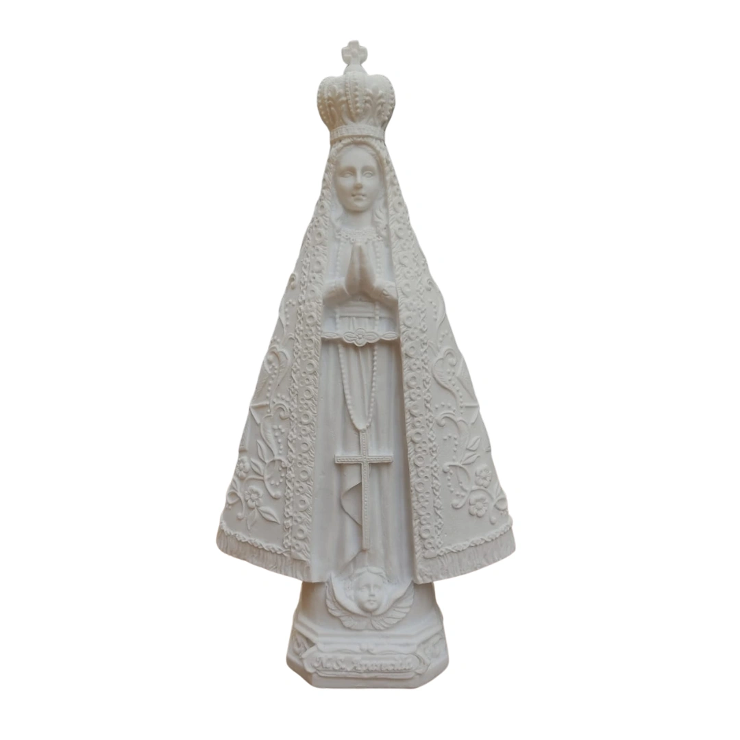 Aparecida Bandeira II - Pó de Mármore - 22cm