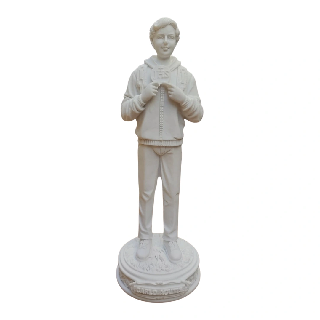 Carlo Acutis - Pó de Mármore - 20cm