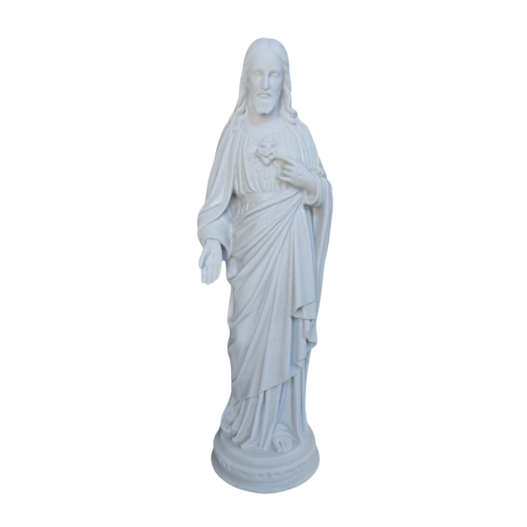 Sagrado Coração de Jesus - Pó de Mármore - 30cm