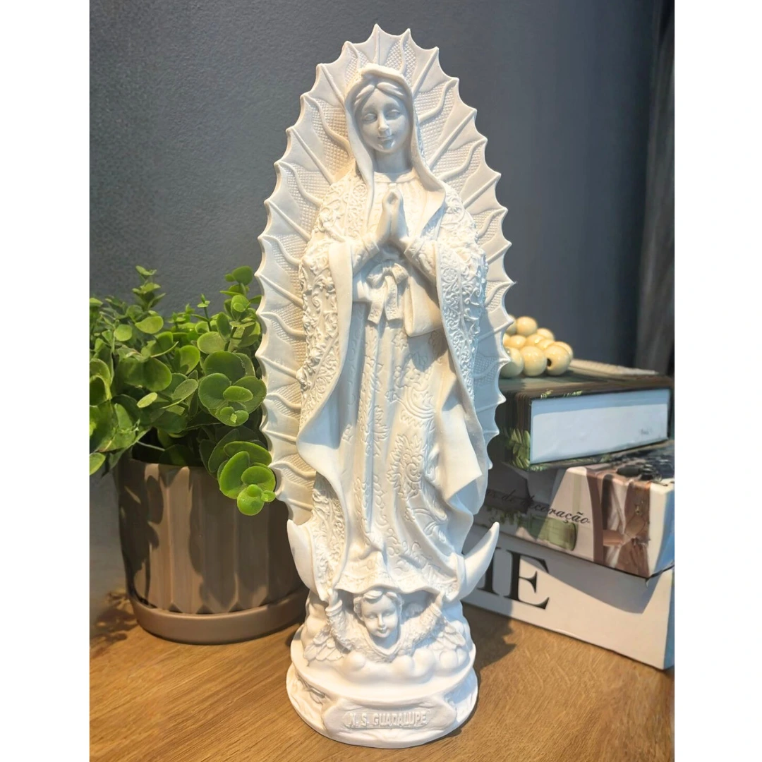N.Sra de Guadalupe - Pó de Mármore - 30cm