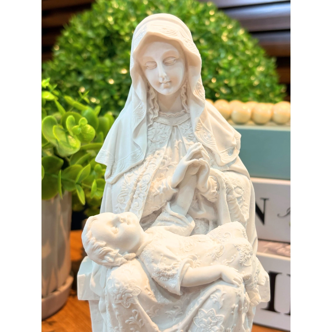 Mãe da Divina Providência - Pó de Mármore - 21cm - Imagem 2